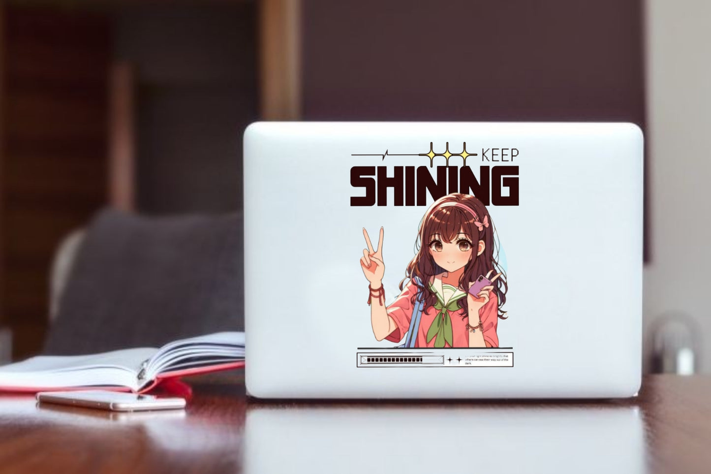 RANDOM ANIME GIRL Laptop Sticker 5