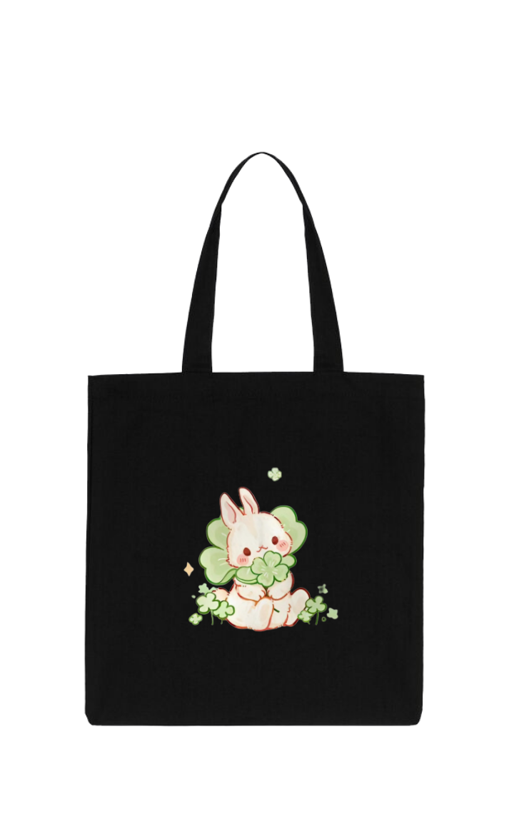 bunny tote bag White 5