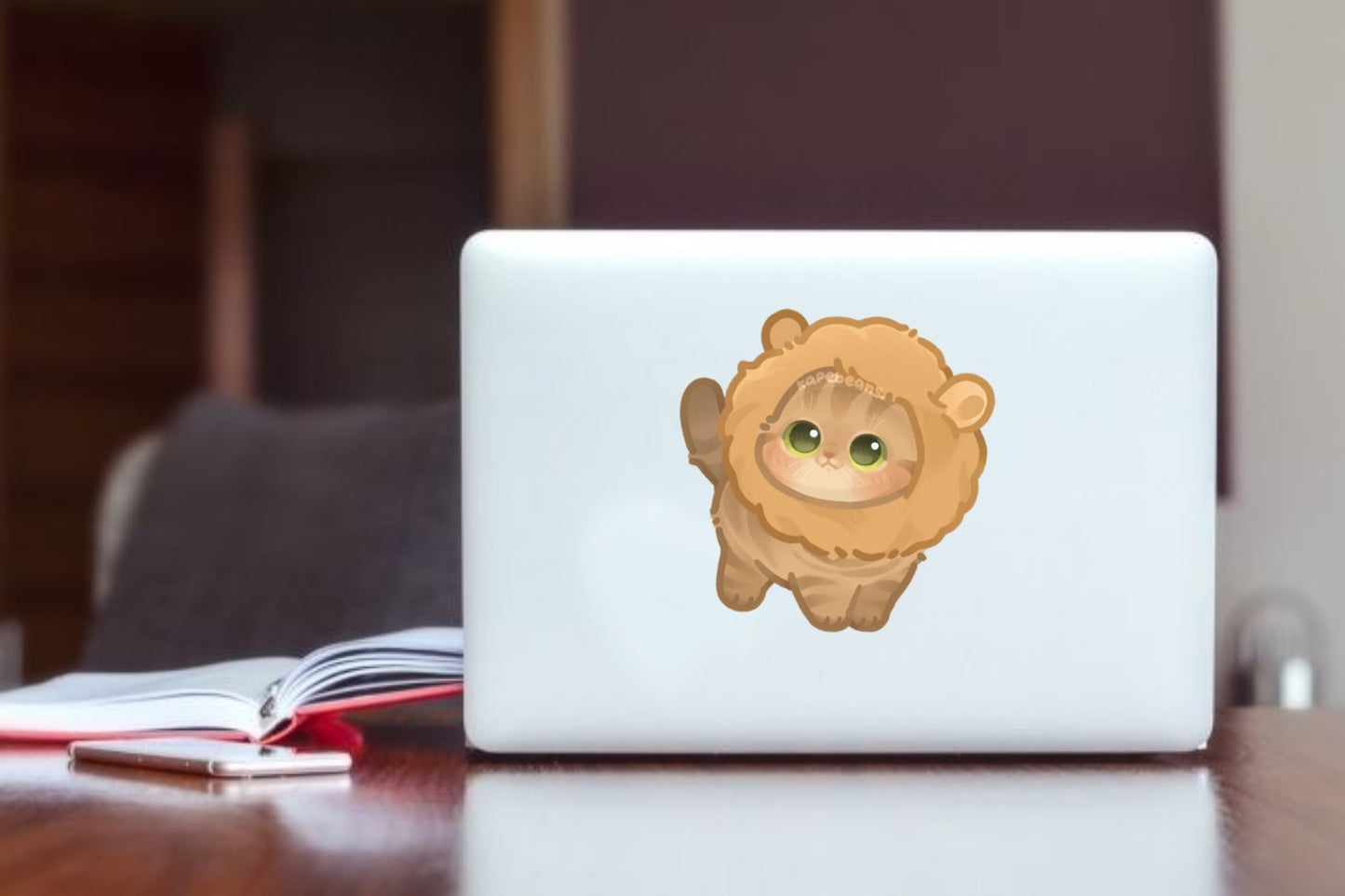 cat Laptop Sticker 5