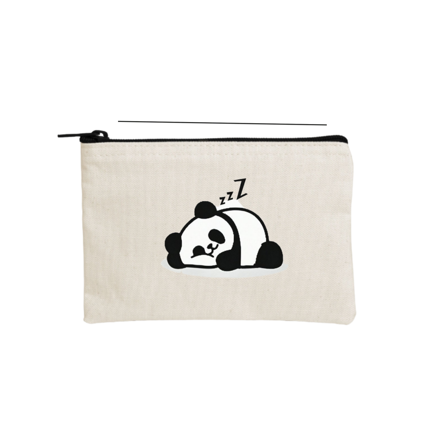 PANDA wallet pencil case Beige 5