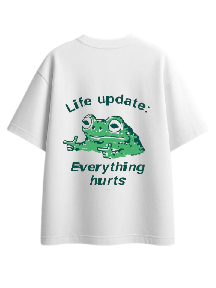 frog t- shirt White Back 6