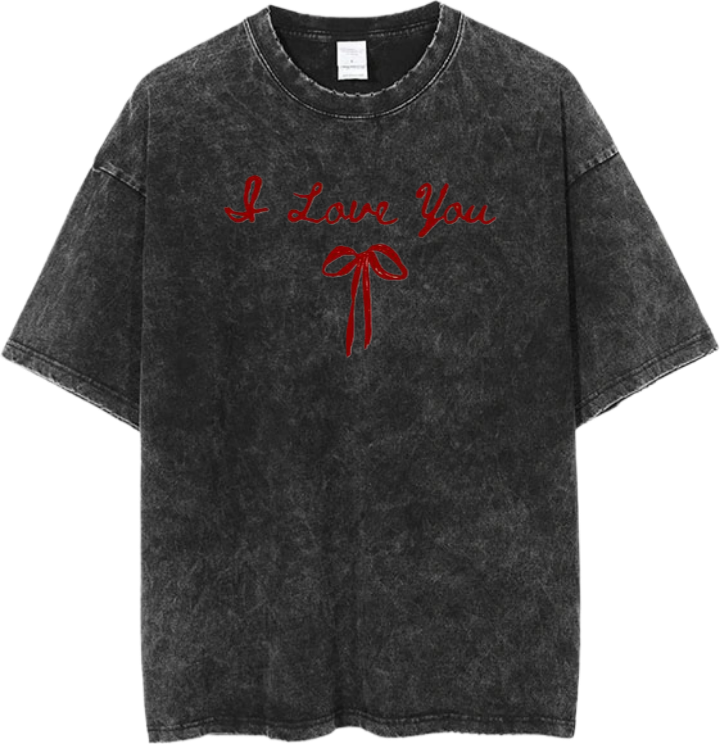 VaIentine coupIe One Size t- shirt Washed 5