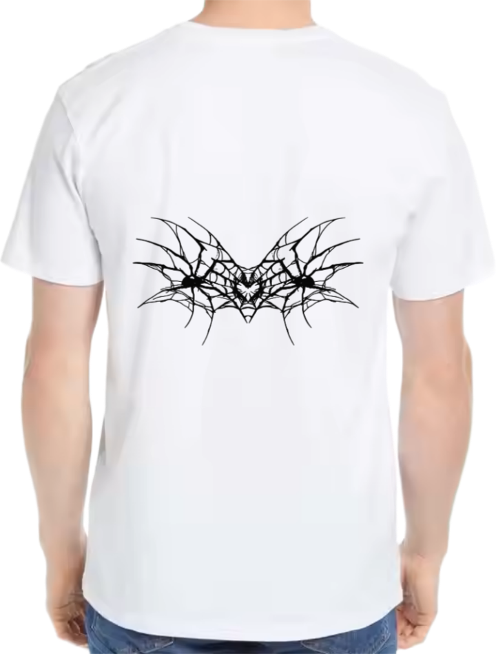 Goth Oversize t- shirt White Back 5