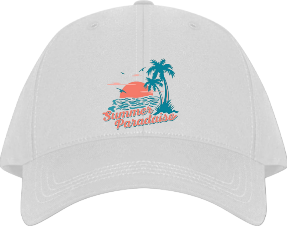 Summer Vibes Baseball cap White 5