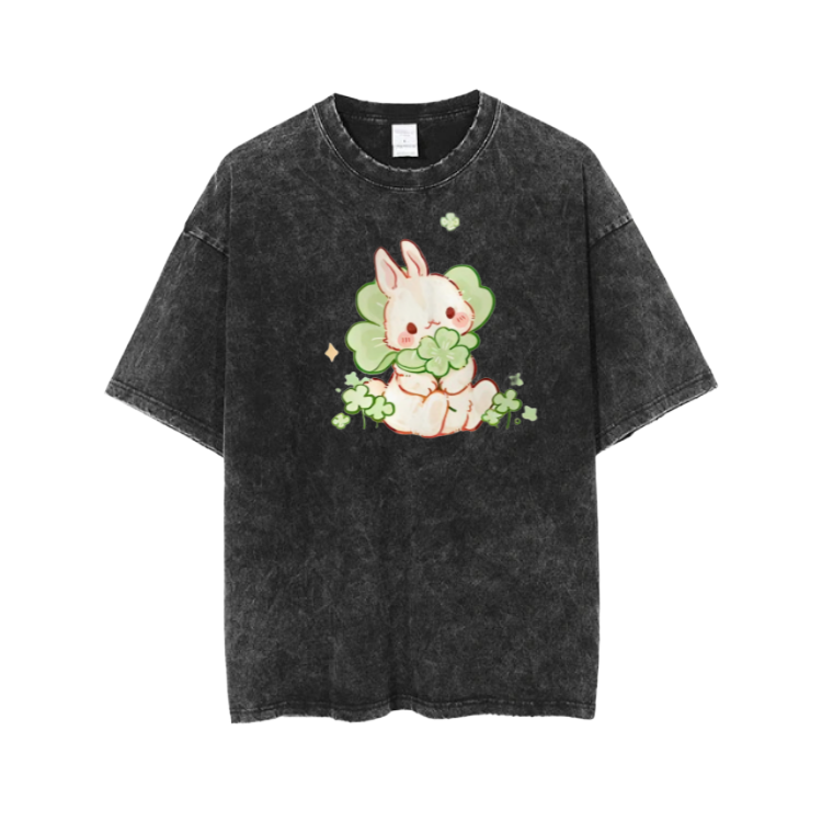 bunny One Size t- shirt Washed 5