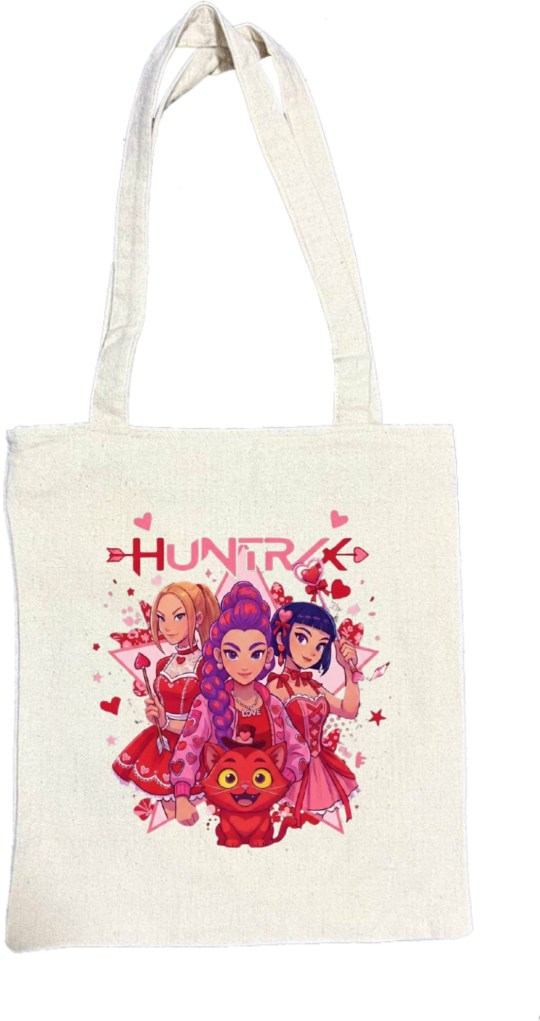 Hunterix kpop tote bag Beige 5
