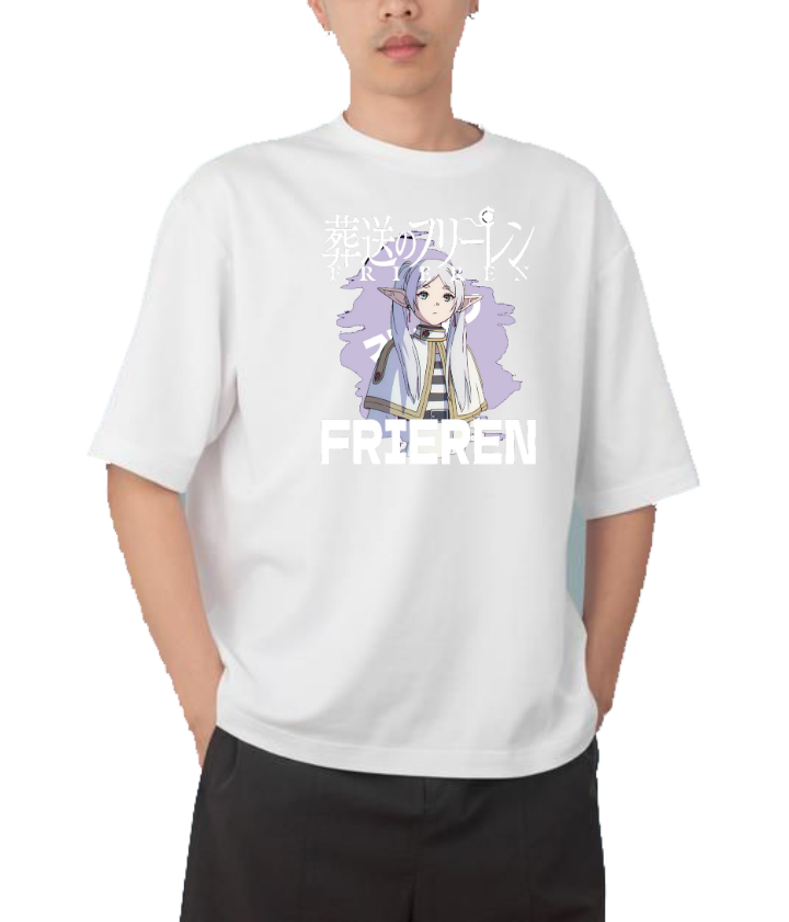 Frieren Beyond Journey's End t- shirt One Size White 5