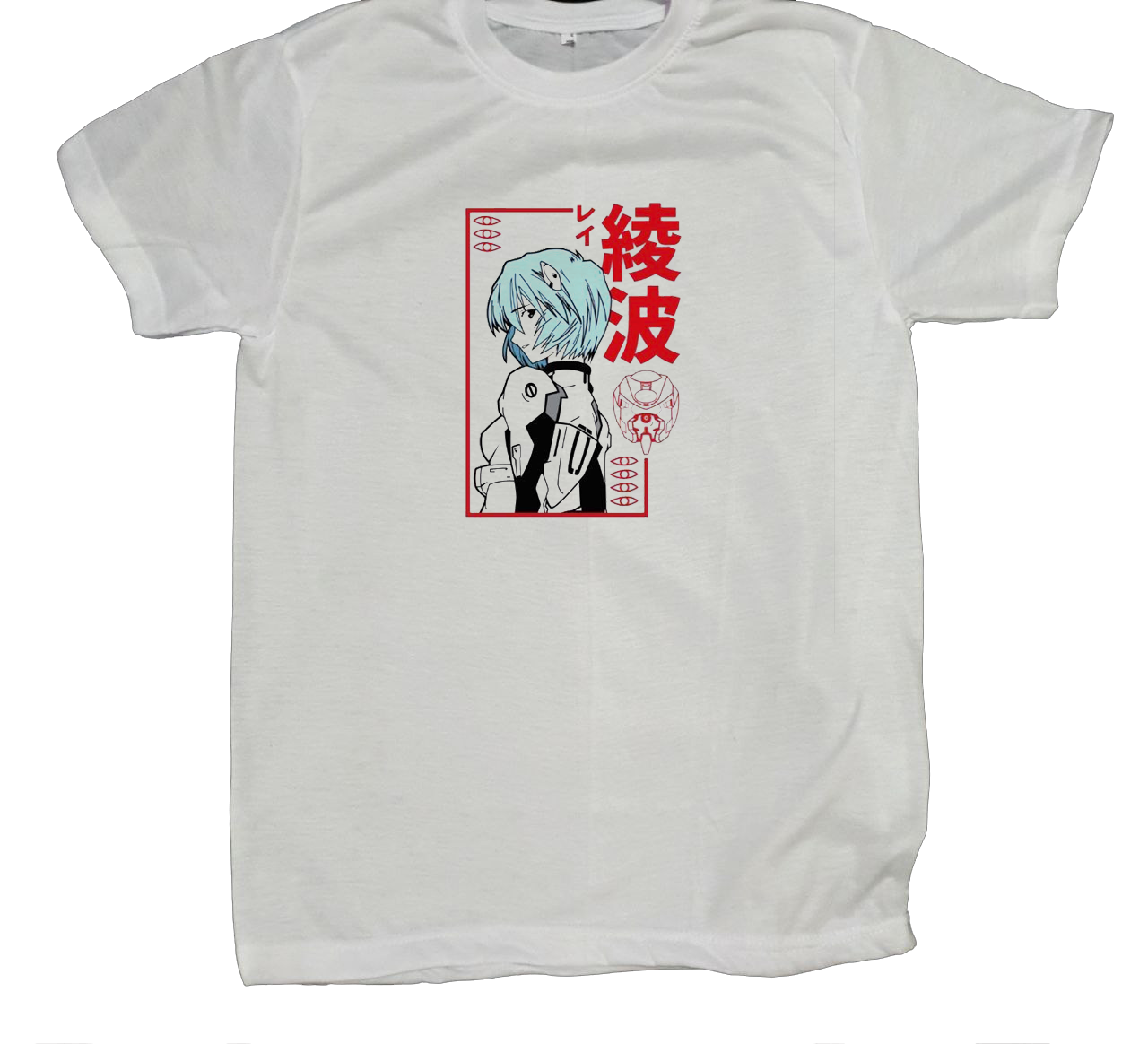 Neon Genesis Evangelion t- shirt fat White 4