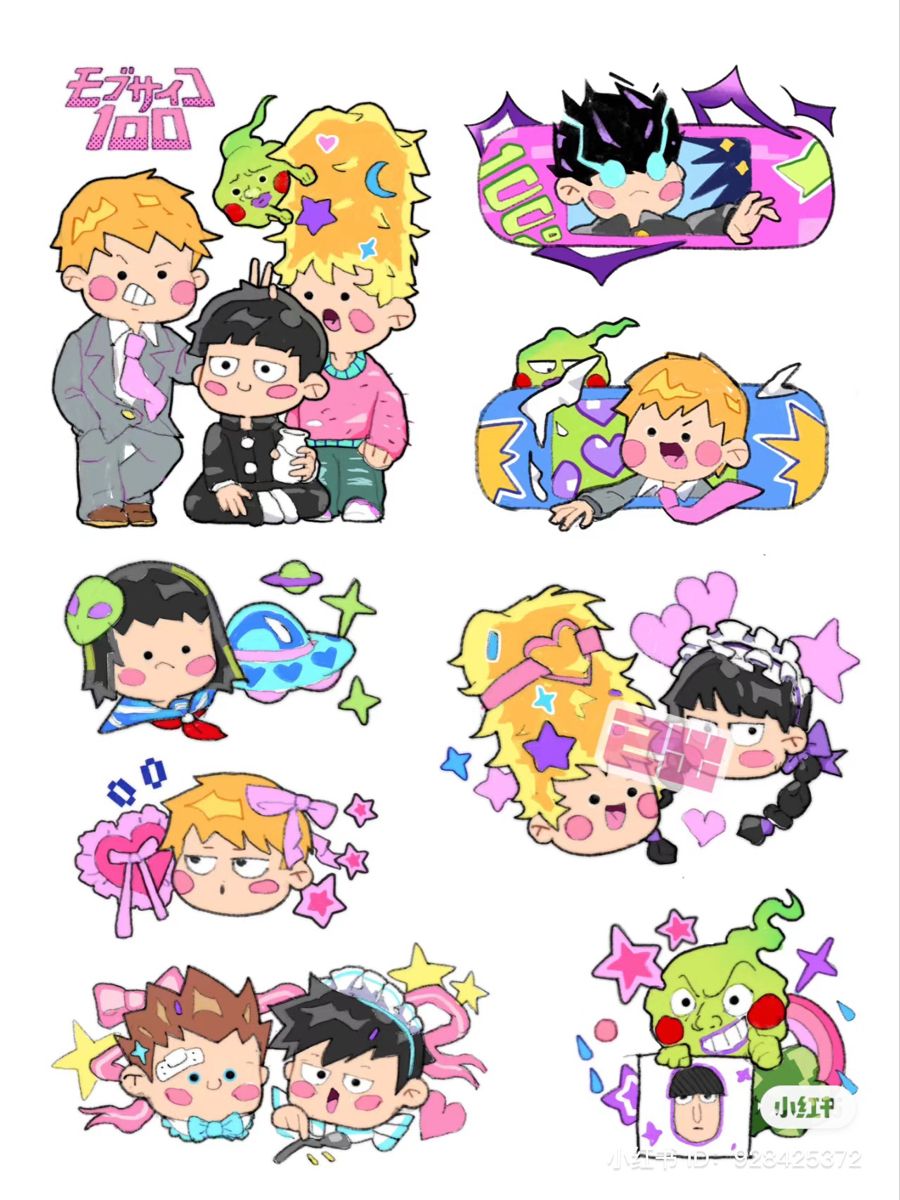 Mob Psycho 100 Sticker 1