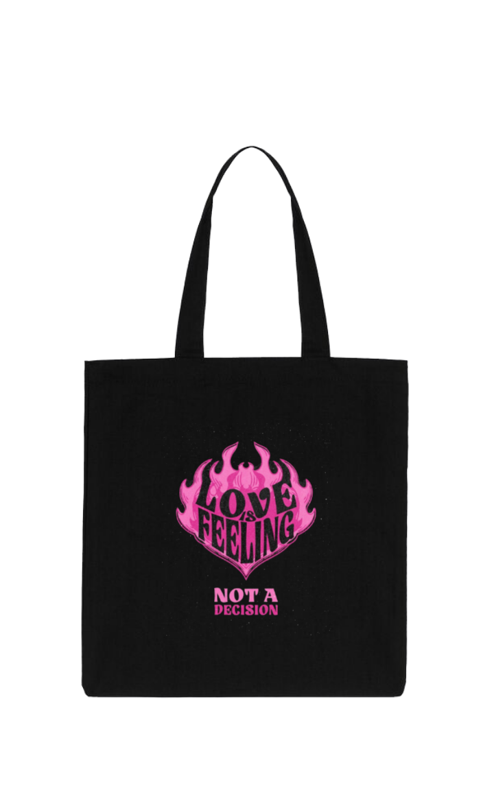 LOVE FERING tote bag Black 186