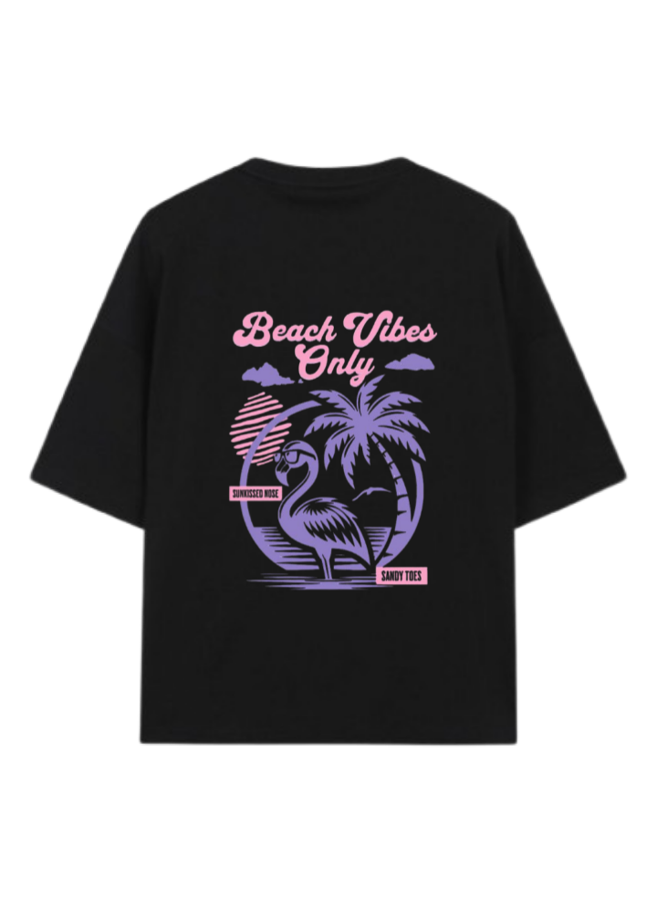 Summer Vibes t- shirt Black Back 60