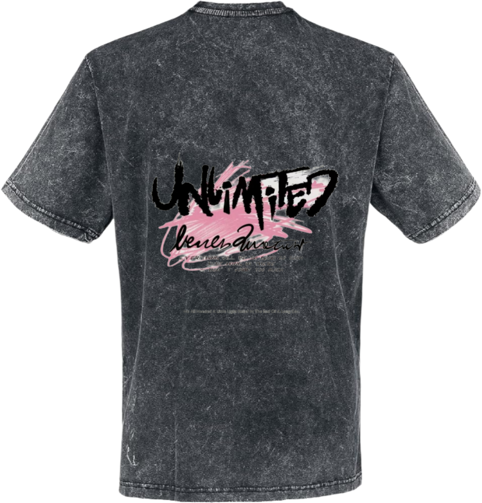 UNLIMITED t- shirt One Size Washed Back 60