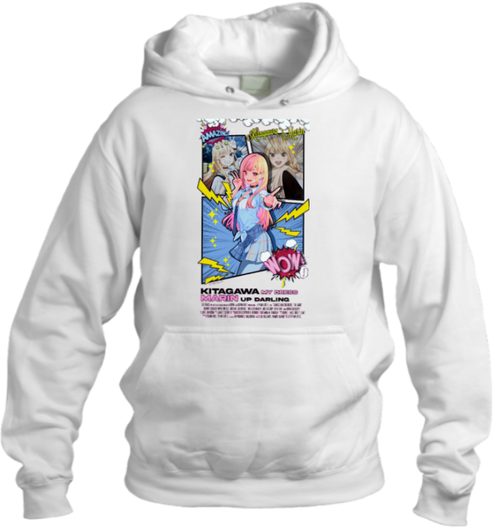 My Dress-Up Darling Over Size hoodie White 1
