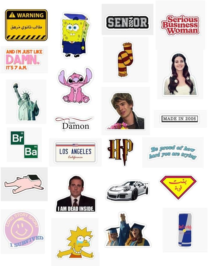 Strong Girl Laptop Stickers