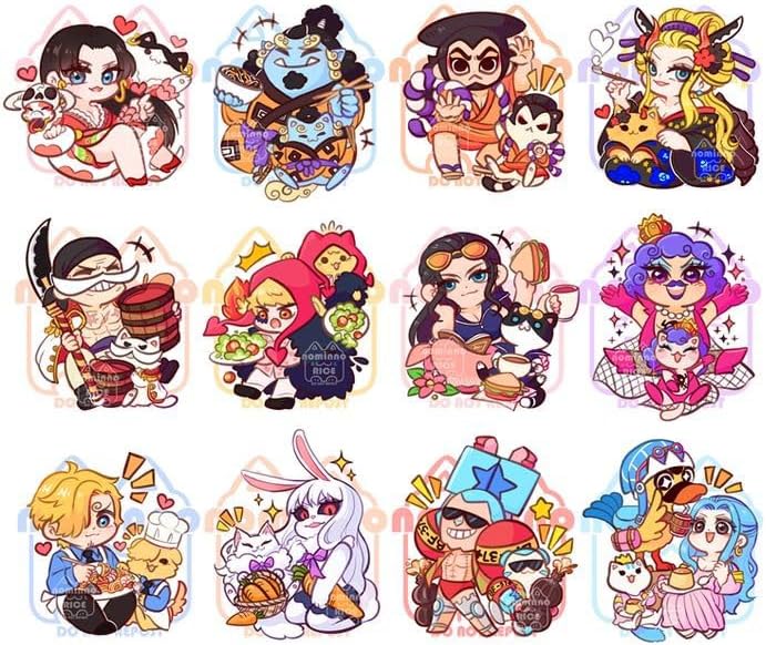 anime sticker luffy
