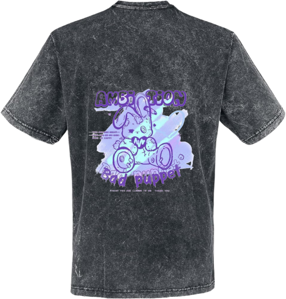 Bad Puppet t- shirt One Size Washed Back 61