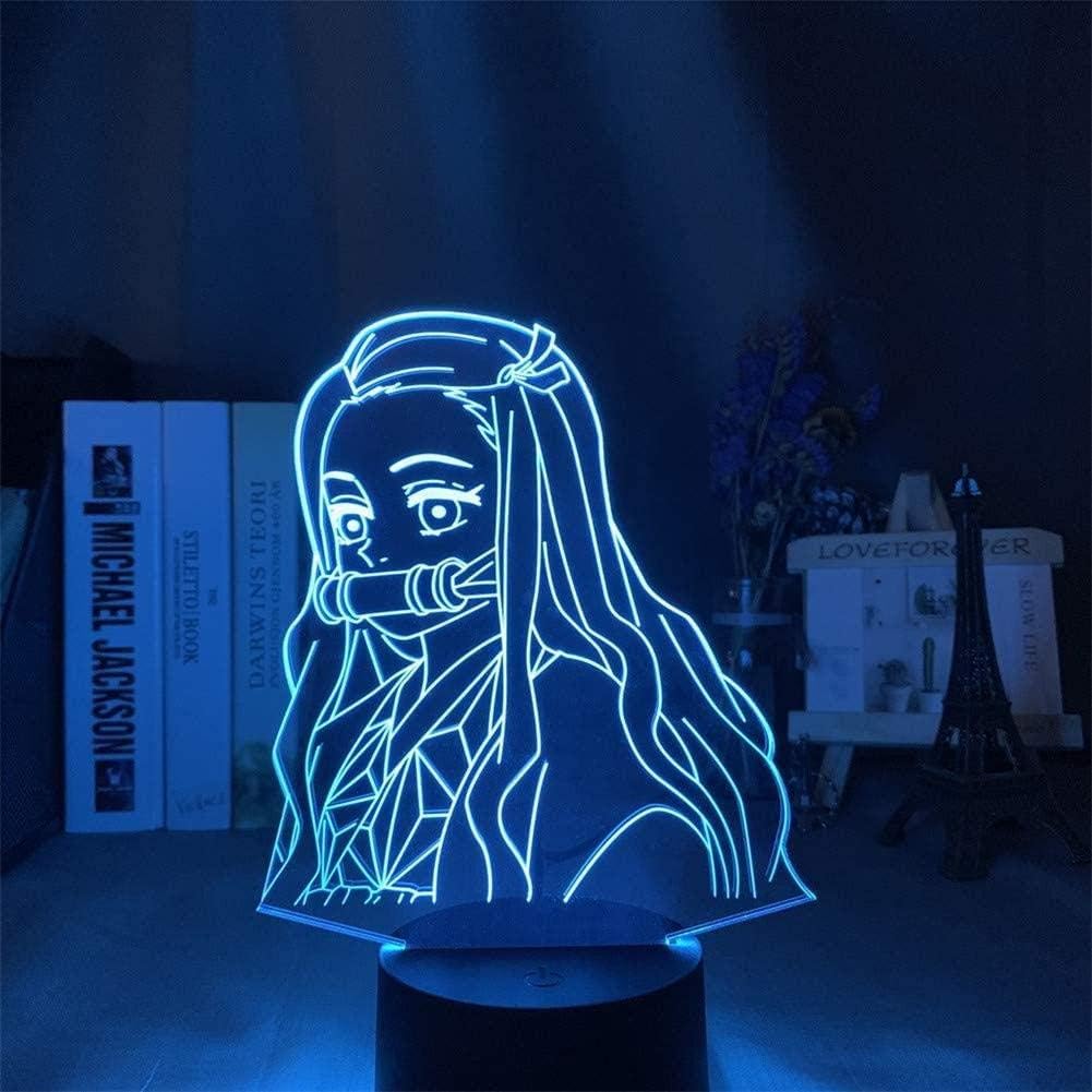 3D LED Anime Kimetsu no Yaiba 7 Colors Lamp