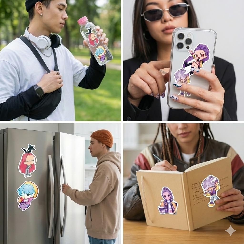 110PCS Japanese Anime One Piece Stickers,Hot Japanese Cartoon Anime Vinyl Sticker for Water Bottle Laptop Phone Scrapbooking Journaling for Adults Teens for Party Supply Favor Decor