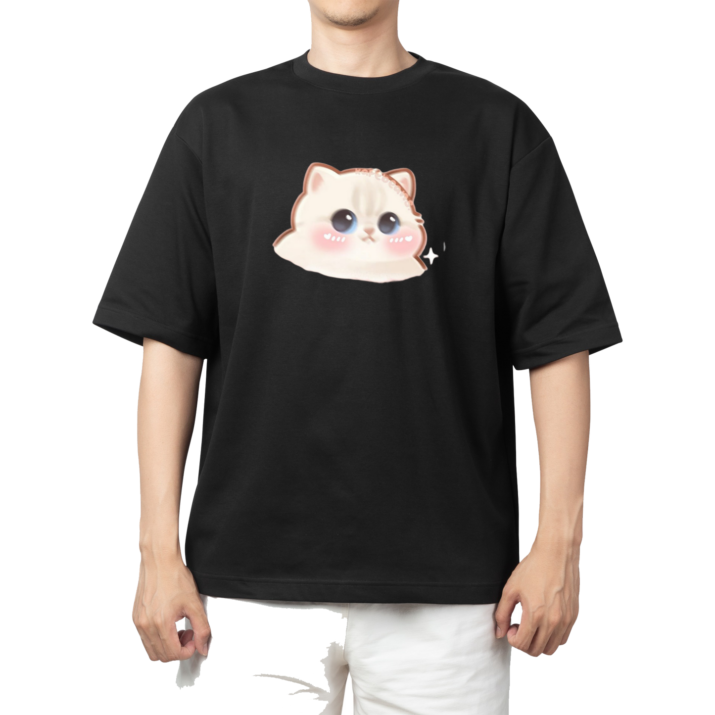 cat One Size t- shirt Black 62