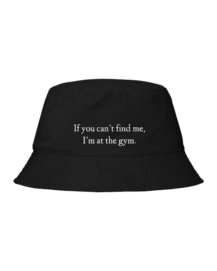 workout gym pilates Bucket hat Fishman hat cap Black 62