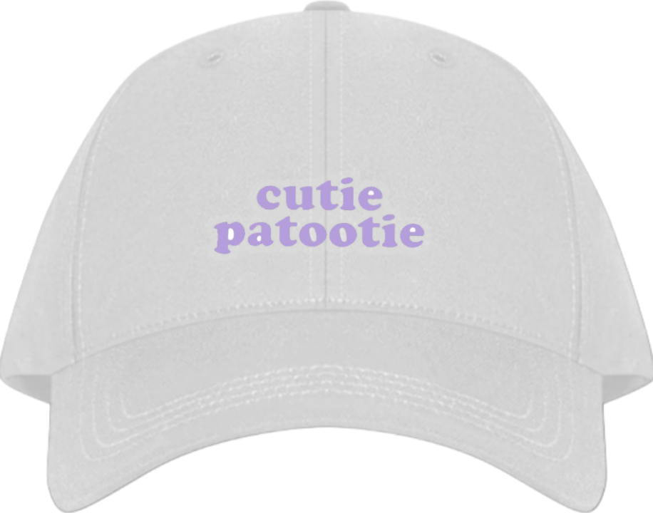 Baseball cap White cutie patootie 59