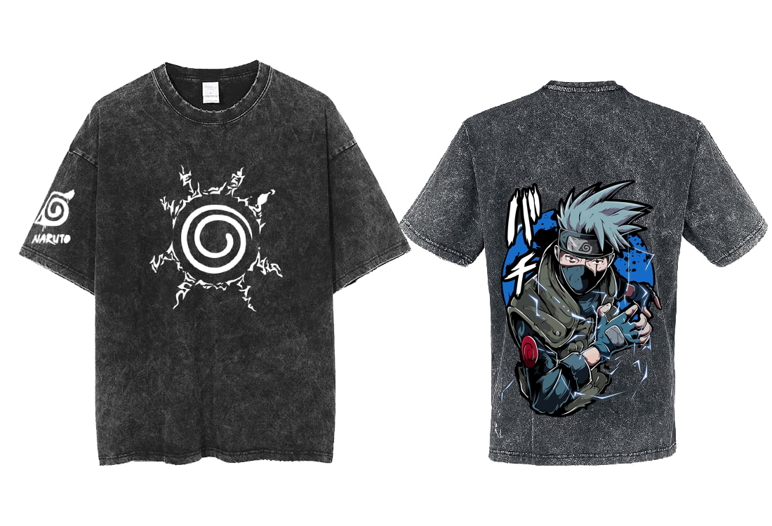 Naruto Shippuden t- shirt One Size Washed Back 63