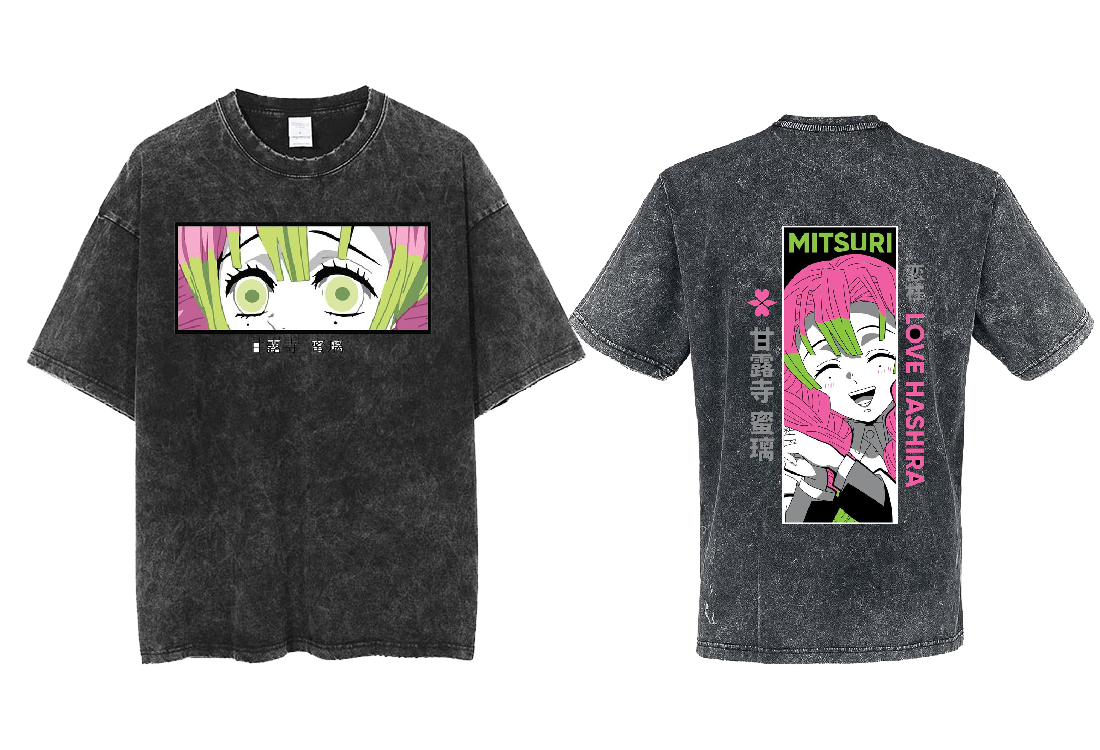 Anime Demon slayer nezuko tanjiro One Size t- shirt Washed 63