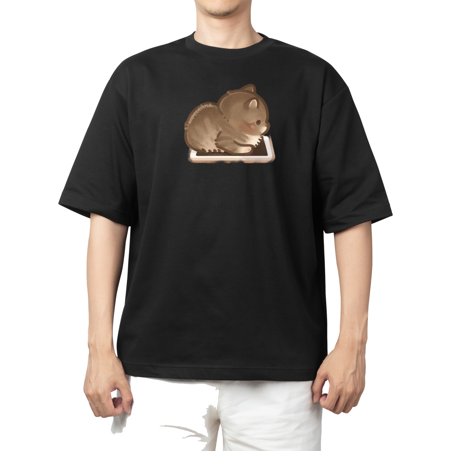 cat One Size t- shirt Black 63