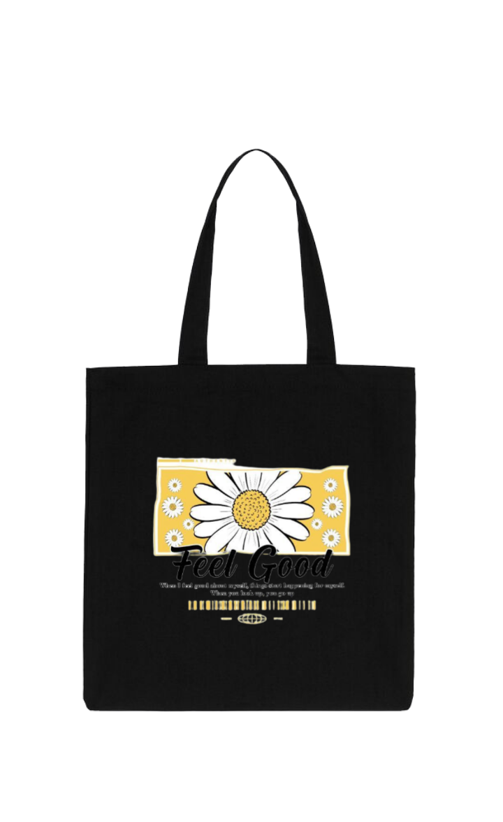 Feel Good tote bag Black 64