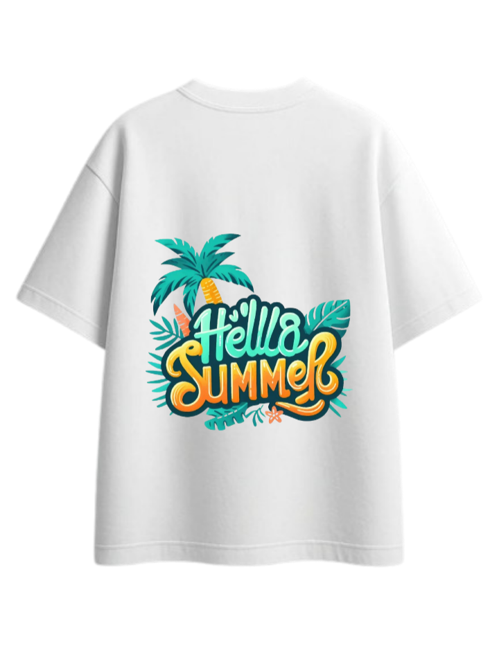 Summer Vibes t- shirt White Back 61
