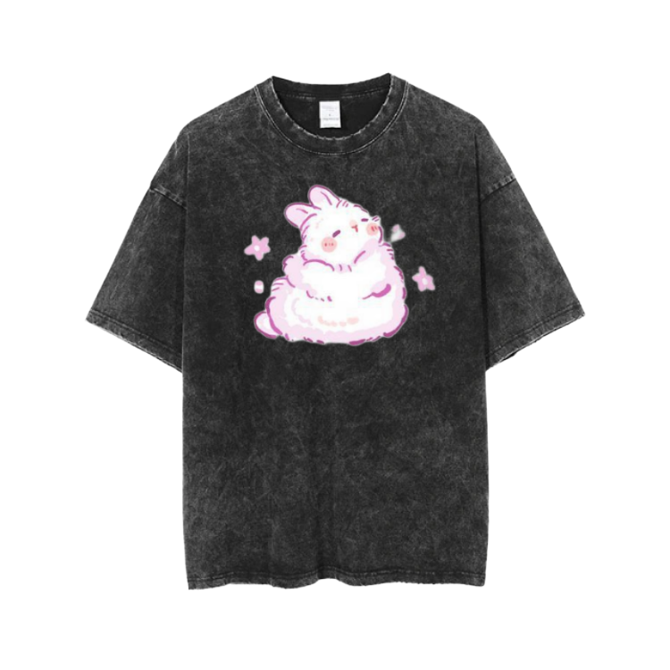 bunny One Size t- shirt Washed 64
