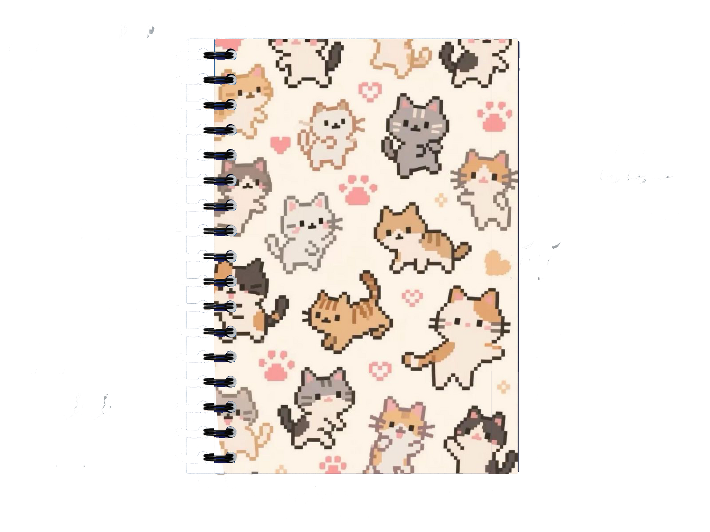Pixel Art Cats Notebook A5 66