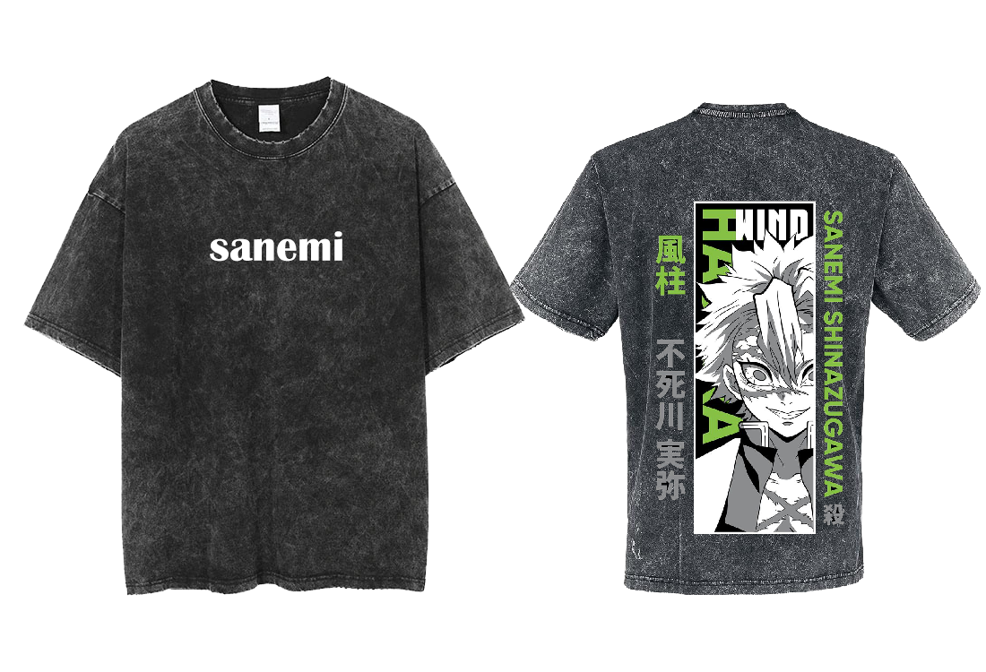 Anime Demon slayer nezuko tanjiro One Size t- shirt Washed 66