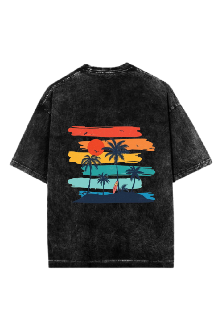 Summer Vibes One Size t- shirt Washed Back 66