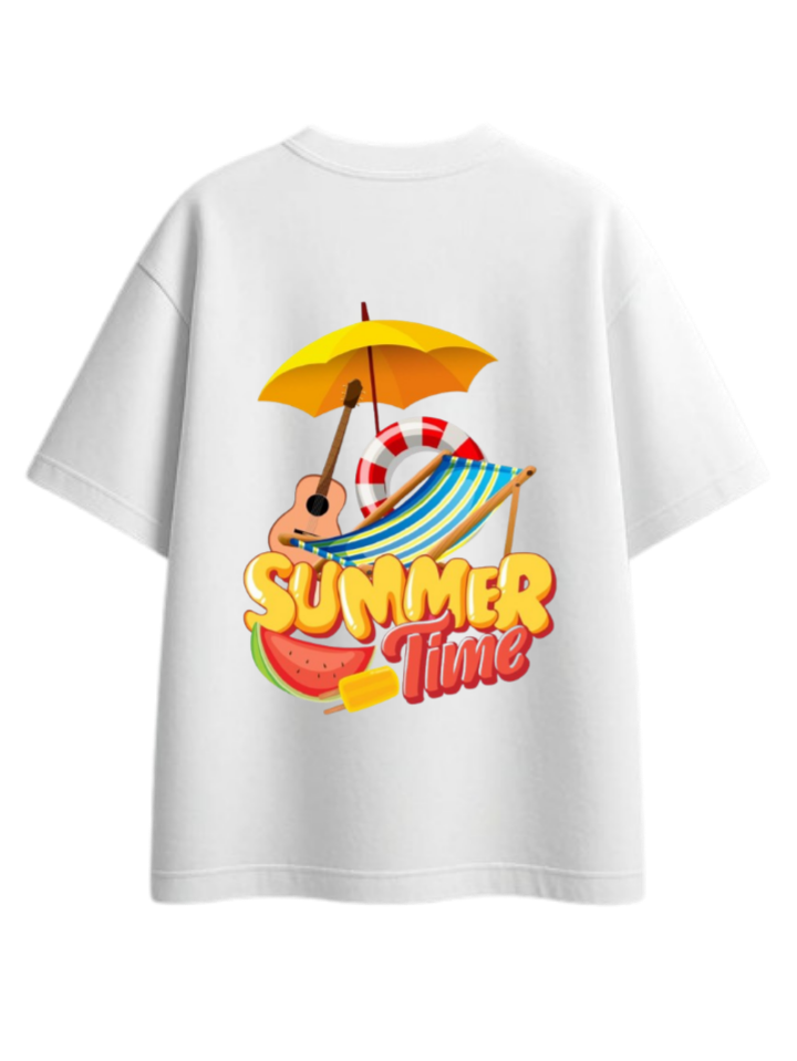 Summer Vibes t- shirt White Back 63