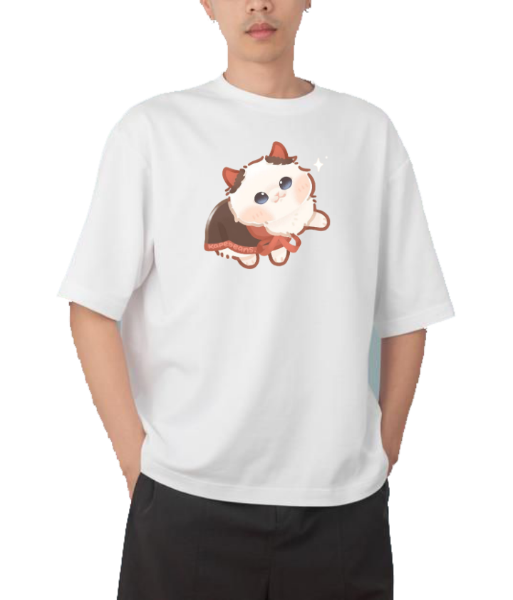 cat One Size t- shirt White 67