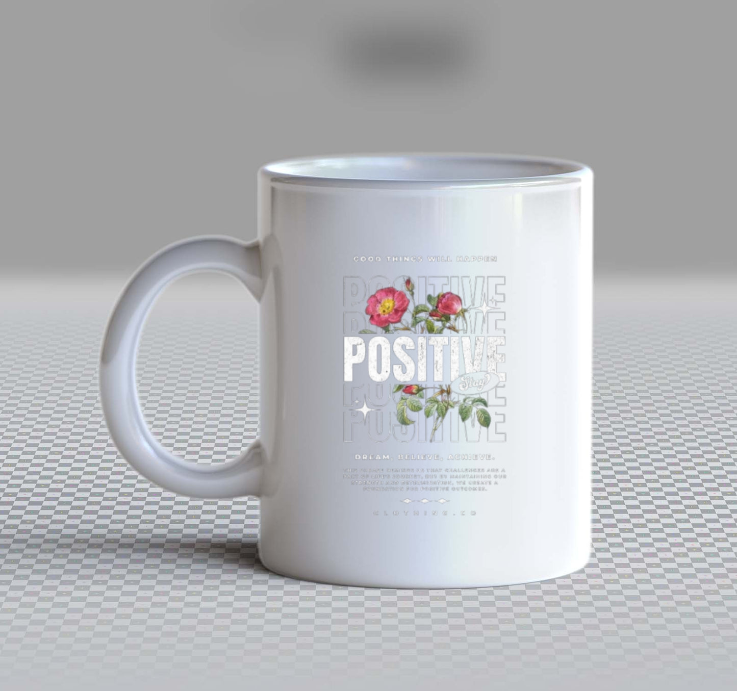 POSITIVE Back text Mug 67