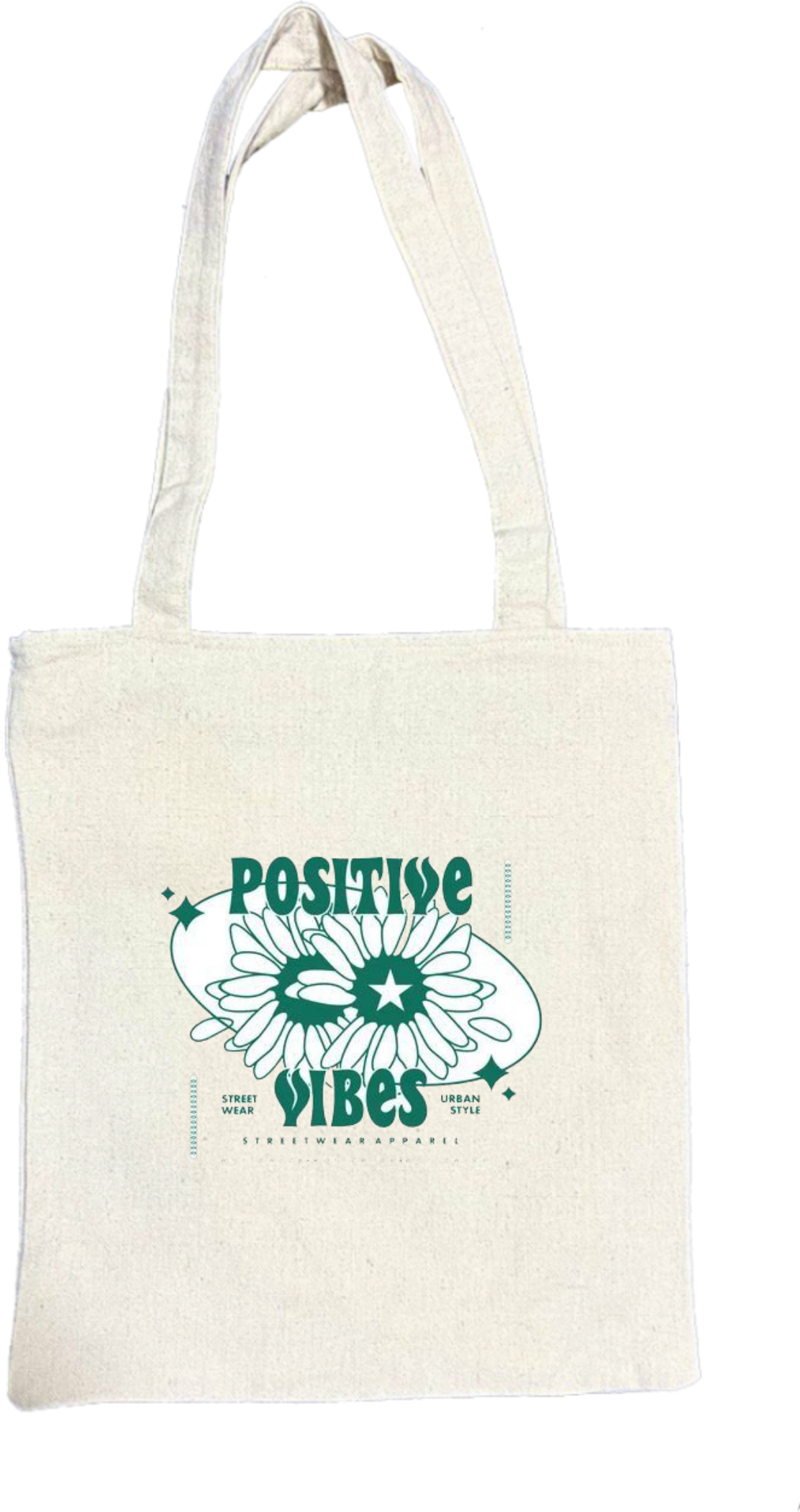 POSITIVE tote bag beige 68