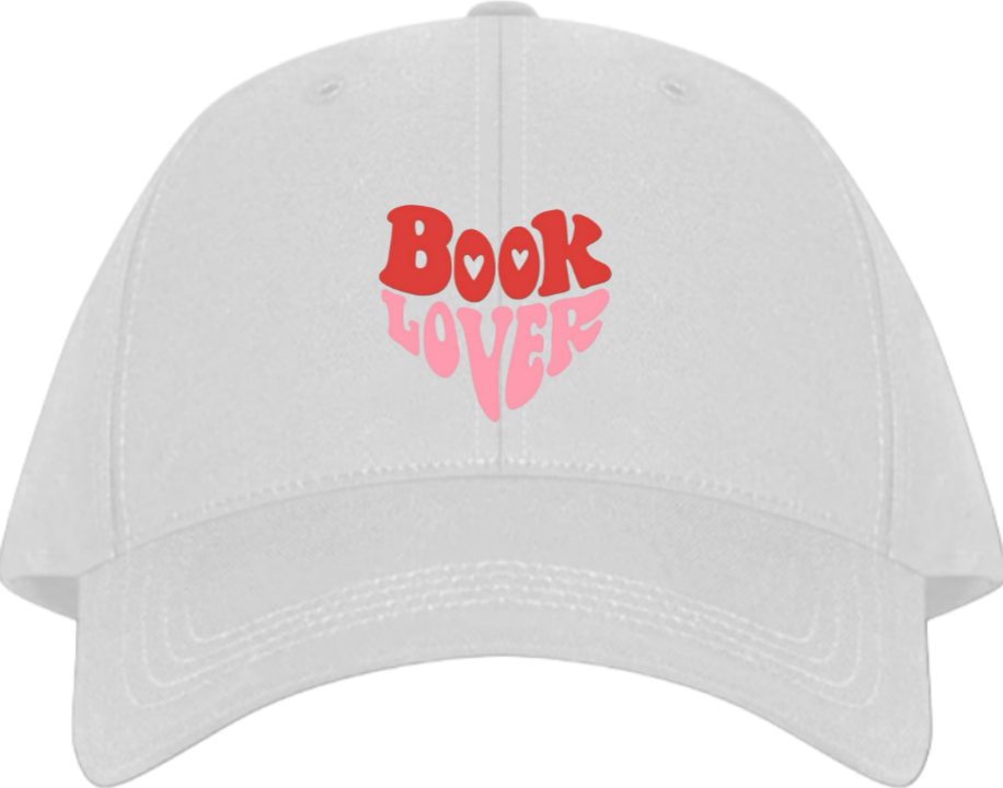 BOOK LOVER Baseball cap White 64