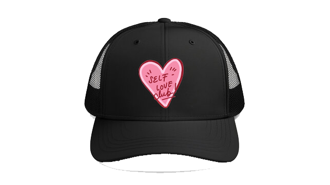 Baseball cap Black SELF LOVE club 115