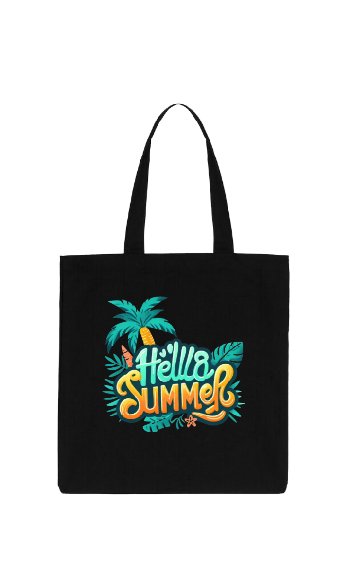 Summer Vibes tote bag Black 68