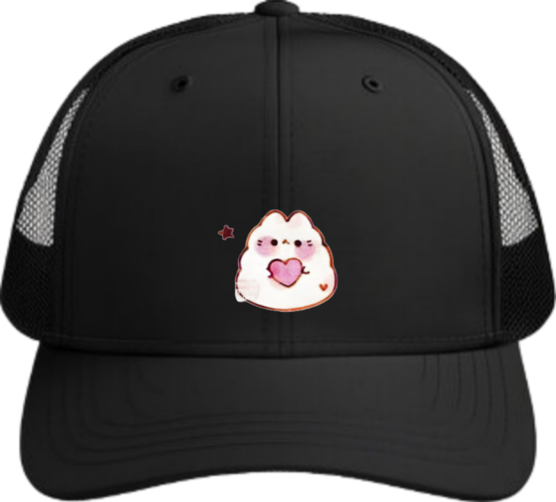 bunny Baseball cap Black 69
