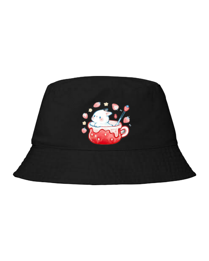 bunny Bucket hat Fishman hat cap Black 69