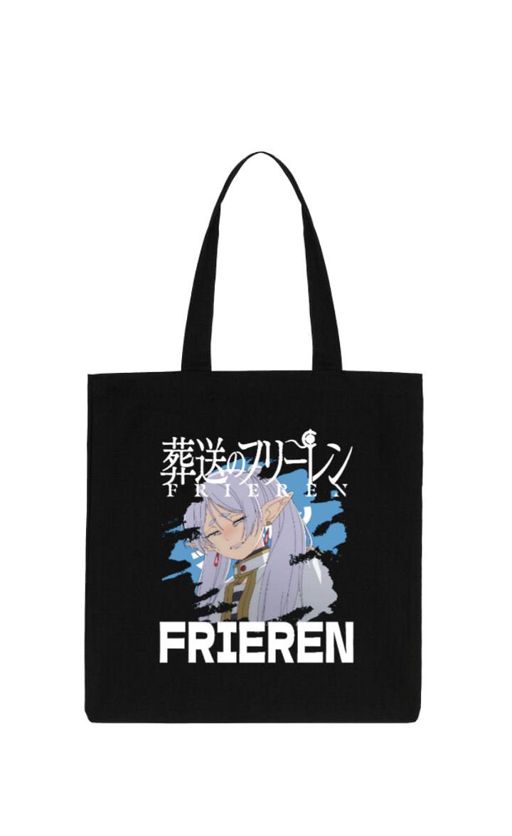 Frieren Beyond Journey's End tote bag Black 6