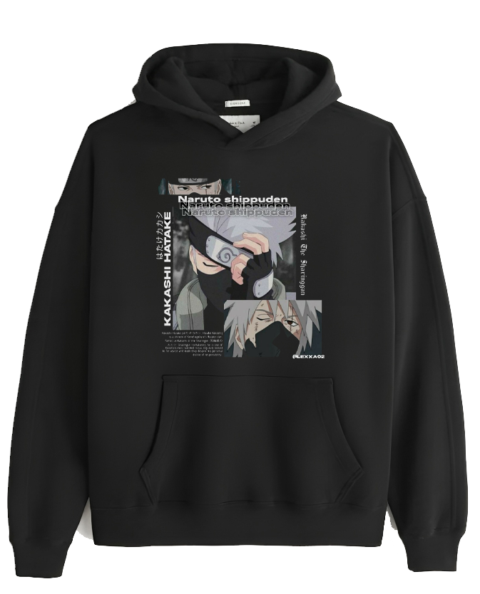 Naruto Shippuden One Size hoodie Black 6