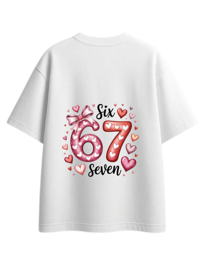 67 designs One Size t- shirt White Back 6
