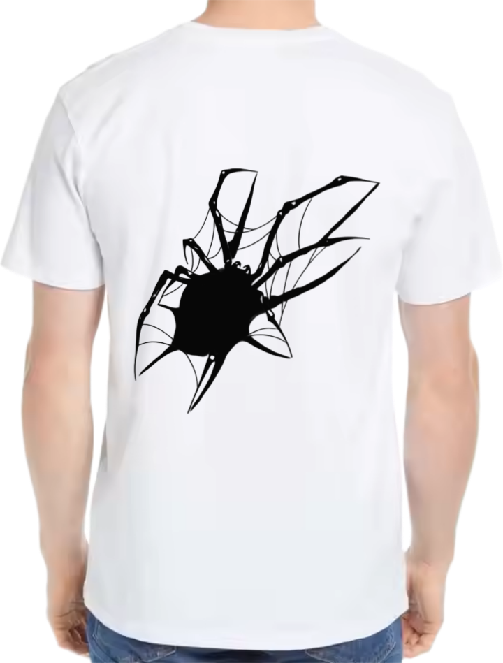 Goth Oversize t- shirt White Back 6