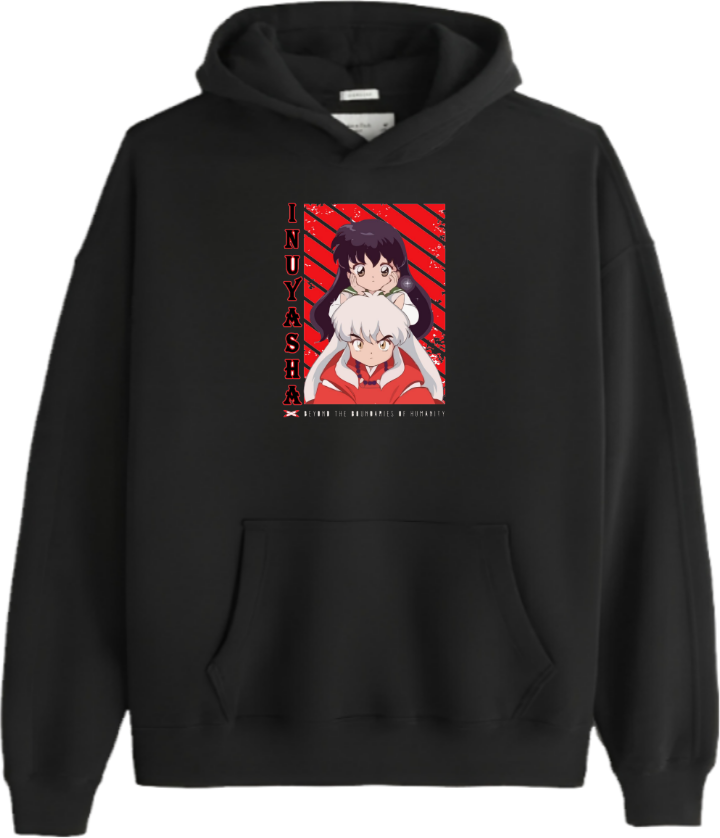 Inuyasha One Size hoodie Black 6