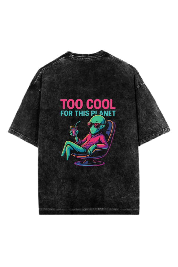 aliens One Size t- shirt Washed Back 6