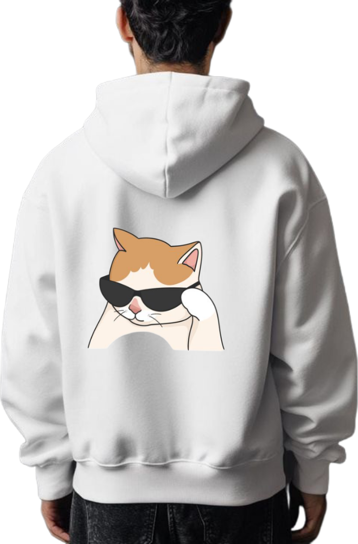 Noissey One Size hoodie White Back 6